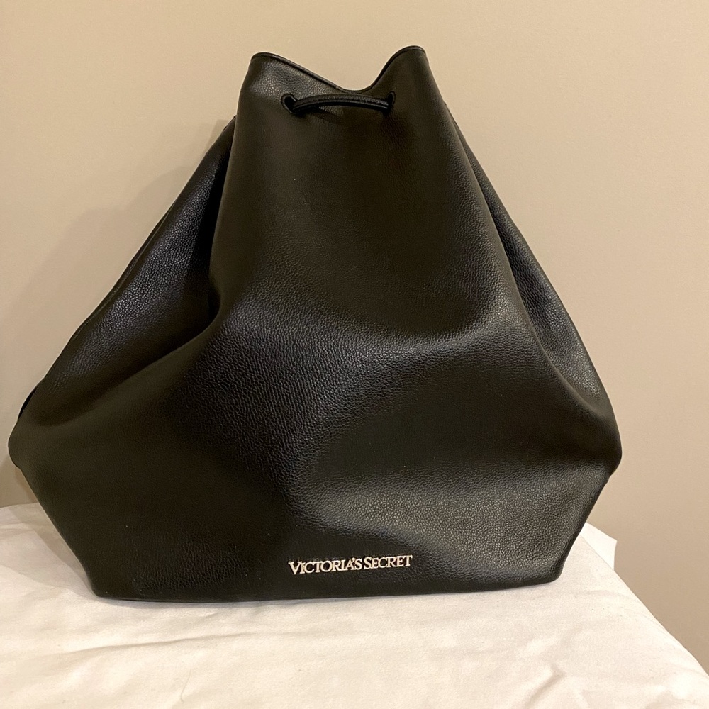 Victoria’s Secret Leather Drawstring Bag